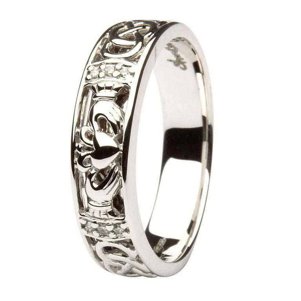 Ladies Claddagh Wedding Ring SL-14IC3 - Uctuk