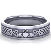 Claddagh Wedding Ring UCL1-PLAT6MFLAT - Platinum - Uctuk