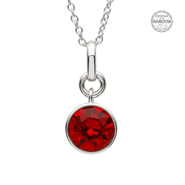 Sterling Silver Swarovski Add on Birthstone Pendant - SW141 July - Uctuk