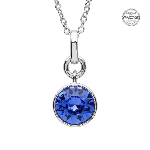 Sterling Silver Swarovski Add on Birthstone Pendant - SW151 September - Uctuk