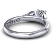 Celtic Engagement Ring AYLIN-1-PLATINUM-ROUND - Uctuk