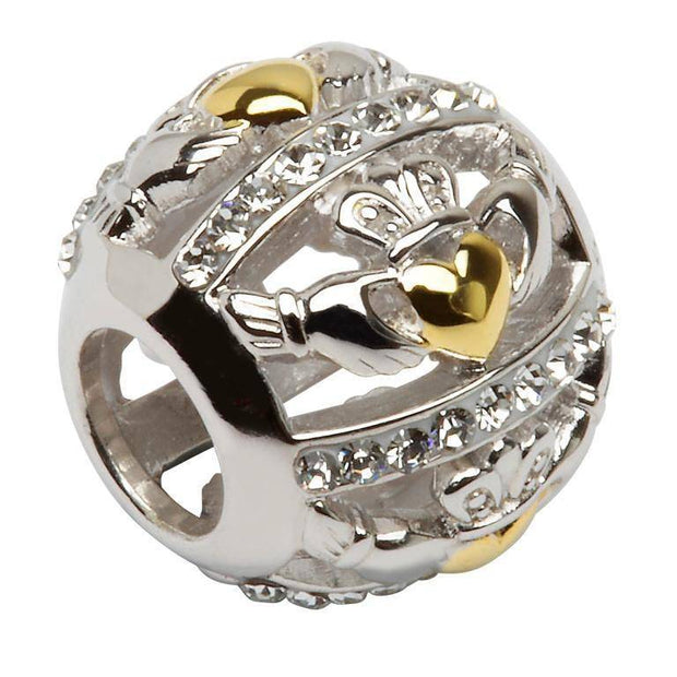 Tara's Diary Claddagh Bead and Swarovski Crystals - TD219 - Uctuk