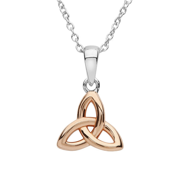 Sterling Silver Rose Gold Plated Trinity SP2259 - Uctuk
