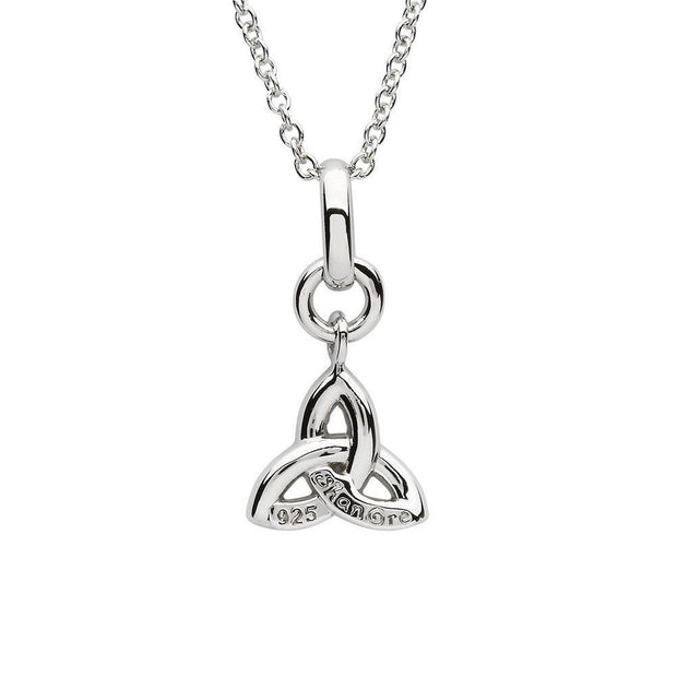 Sterling Silver Trinity Pendant with Swarovski Crystals - SW153 - Uctuk