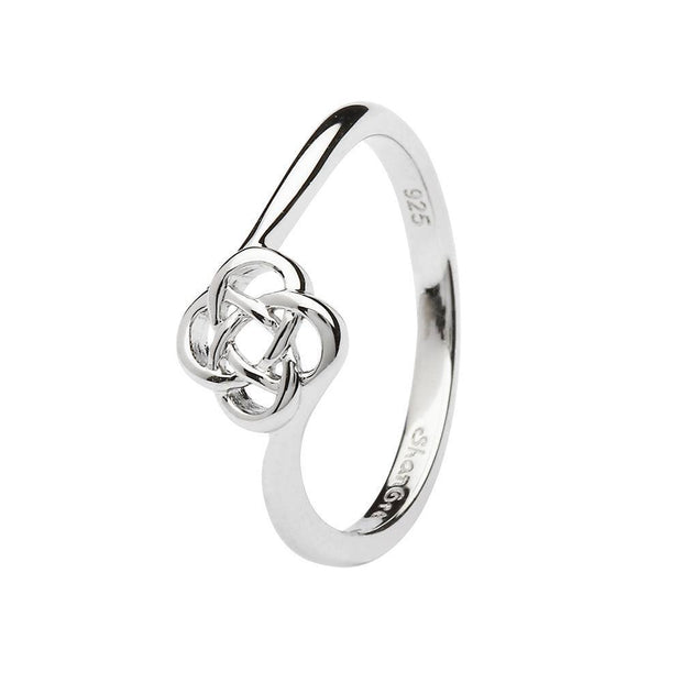 Sterling Silver Women's Celtic Knot Ring LS-SL106 - Uctuk
