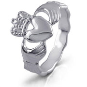 Retired MENS Silver Claddagh Ring MS-RS672 - Uctuk