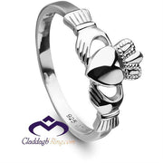 Sterling Silver Love, Loyalty, Friendship Claddagh Ring - ANU3017 - Uctuk