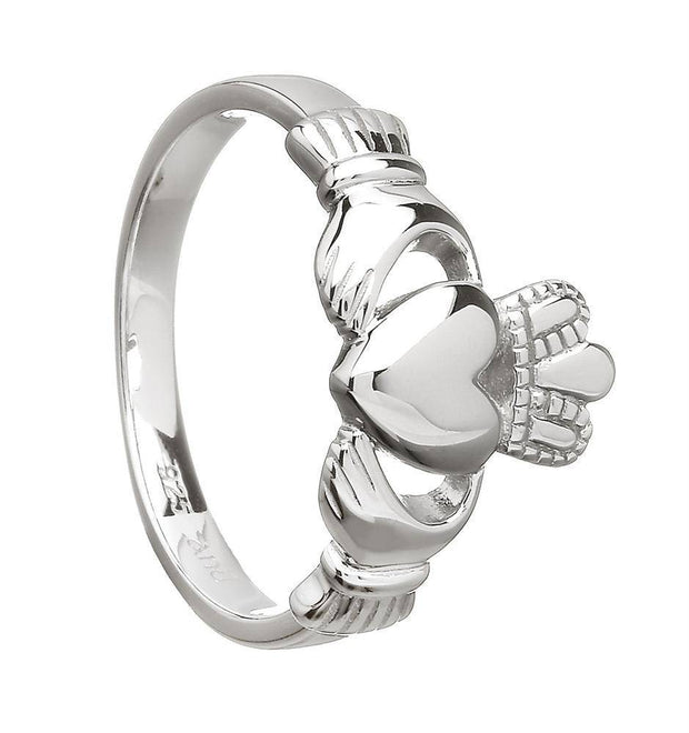 Sterling Silver Love, Loyalty, Friendship Claddagh Ring - ANU3023 - Uctuk