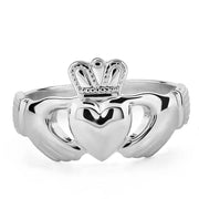 MENS Sterling Silver Claddagh Ring S-S2272 - Uctuk