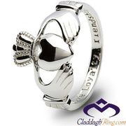 Ladies Petite Silver Claddagh Ring SL-SL1 - Uctuk