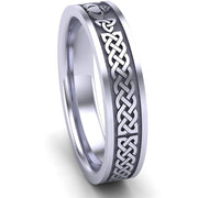 Claddagh Wedding Ring UCL1-PLAT5MFLAT - Platinum - Uctuk