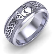 Claddagh Wedding Ring UCL1-PLATINUM8M - Platinum - Uctuk