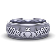 Claddagh Wedding Ring UCL1-PLATINUM8M - Platinum - Uctuk