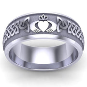 Claddagh Wedding Ring UCL1-PLATINUM8M - Platinum - Uctuk