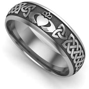 Claddagh Wedding Ring UCL1-TITAN6M - TITANIUM - Uctuk