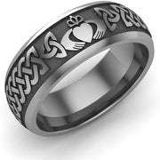 Claddagh Wedding Ring UCL1-TITAN8M - TITANIUM - Uctuk