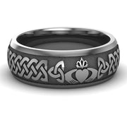 Claddagh Wedding Ring UCL1-TITAN8M - TITANIUM - Uctuk