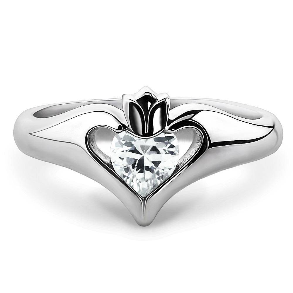 Shiny 1 Carat Solitaire Engagement Adjustable Ring