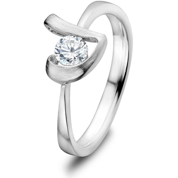 Sterling Silver Promise Ring ULS-13534 - Uctuk