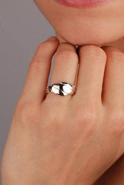 UNISEX 3 band STERLING SILVER Puzzle Ring 3BDS - Uctuk