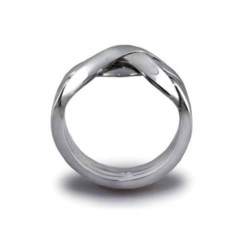 UNISEX 4 band PLATINUM Puzzle Ring 4BDP - Uctuk
