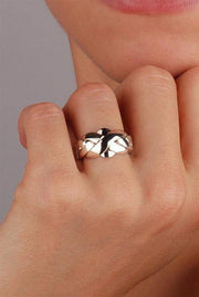 UNISEX 4 band STERLING SILVER Puzzle Ring 4BDS - Uctuk