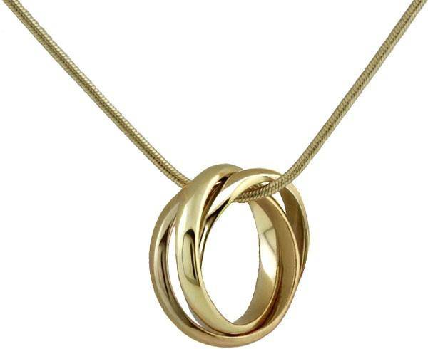 Rolling Pendant Yellow Gold WITHOUT chain - Uctuk