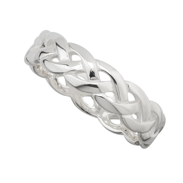 Women's Sterling Silver Celtic Knot Ring S2994 - Claddagh Ring