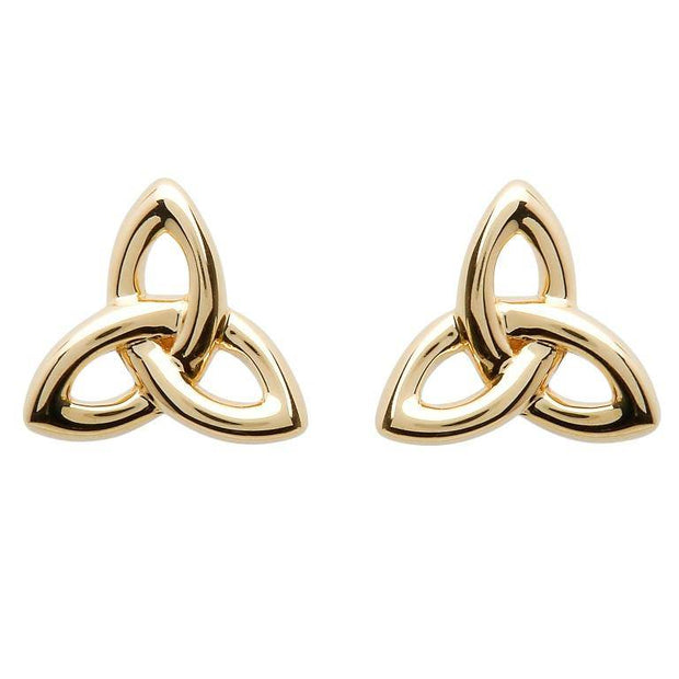 10K Yellow Gold Celtic Trinity Knot Earring 10E643 - Uctuk