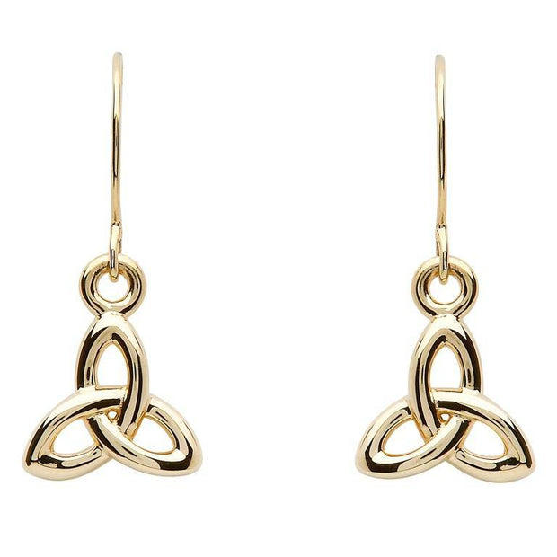 10K Yellow Gold Celtic Trinity Knot Earring 10E644 - Uctuk