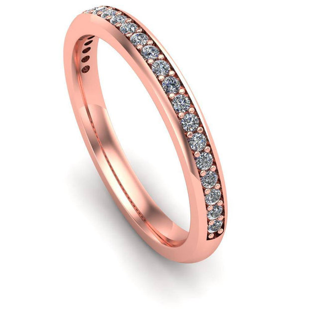 Ladies Celtic Wedding Band AYLIN-1S-BAND-ROSE - Uctuk