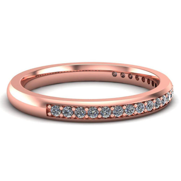 Ladies Celtic Wedding Band AYLIN-1S-BAND-ROSE - Uctuk