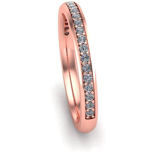 Ladies Celtic Wedding Band AYLIN-1S-BAND-ROSE - Uctuk