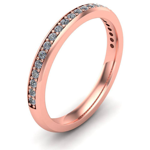 Ladies Celtic Wedding Band AYLIN-1S-BAND-ROSE - Uctuk