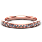 Ladies Celtic Wedding Band AYLIN-1S-BAND-ROSE - Uctuk