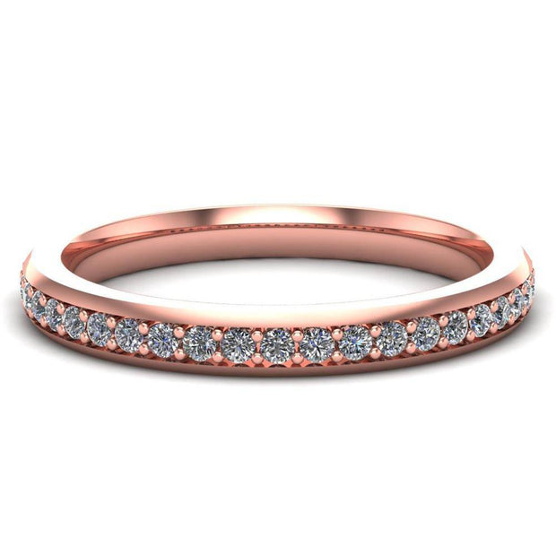 Ladies Celtic Wedding Band AYLIN-1S-BAND-ROSE - Uctuk
