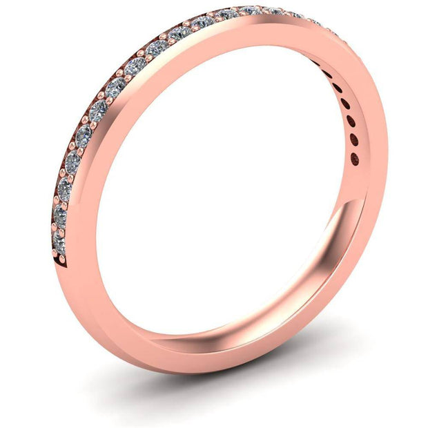 Ladies Celtic Wedding Band AYLIN-1S-BAND-ROSE - Uctuk