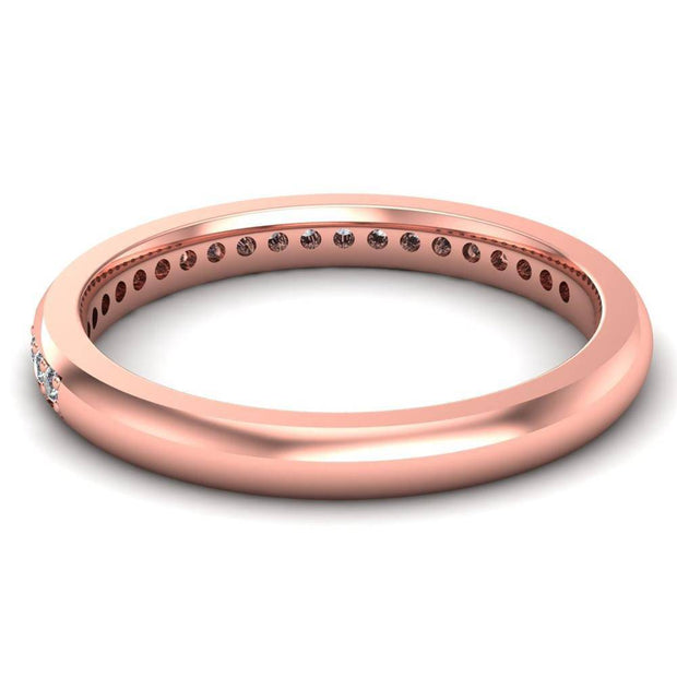 Ladies Celtic Wedding Band AYLIN-1S-BAND-ROSE - Uctuk