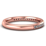 Ladies Celtic Wedding Band AYLIN-1S-BAND-ROSE - Uctuk