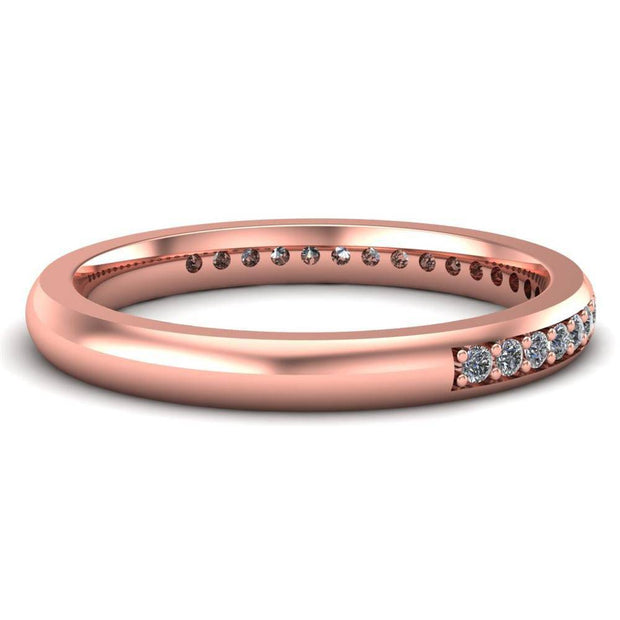 Ladies Celtic Wedding Band AYLIN-1S-BAND-ROSE - Uctuk