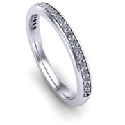 Ladies Celtic Wedding Band AYLIN-1S-BAND-WHITE - Uctuk
