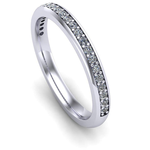 Ladies Celtic Wedding Band AYLIN-1S-BAND-WHITE - Uctuk