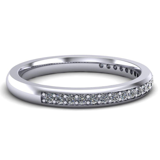 Ladies Celtic Wedding Band AYLIN-1S-BAND-WHITE - Uctuk