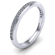Ladies Celtic Wedding Band AYLIN-1S-BAND-WHITE - Uctuk