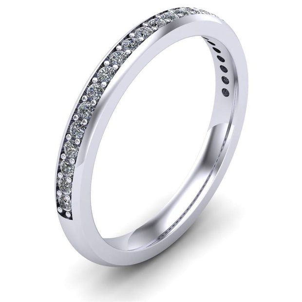 Ladies Celtic Wedding Band AYLIN-1S-BAND-WHITE - Uctuk