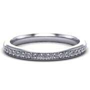 Ladies Celtic Wedding Band AYLIN-1S-BAND-WHITE - Uctuk