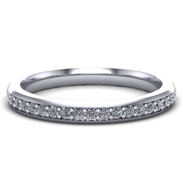 Ladies Celtic Wedding Band AYLIN-1S-BAND-WHITE - Uctuk
