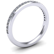 Ladies Celtic Wedding Band AYLIN-1S-BAND-WHITE - Uctuk