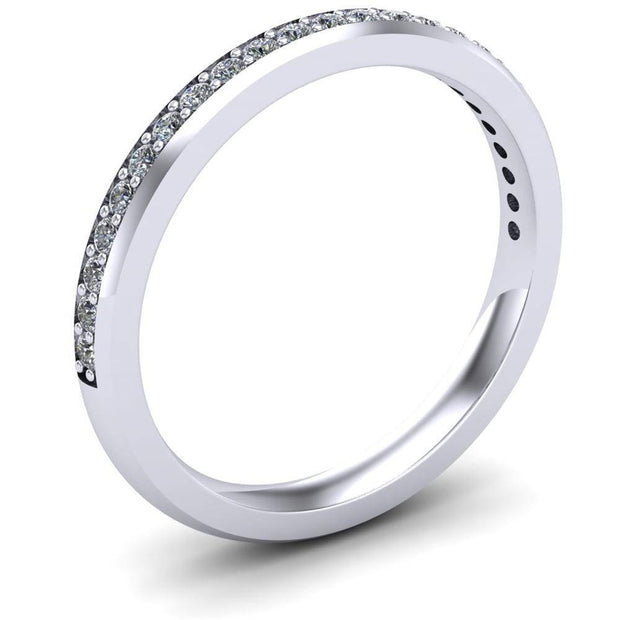 Ladies Celtic Wedding Band AYLIN-1S-BAND-WHITE - Uctuk