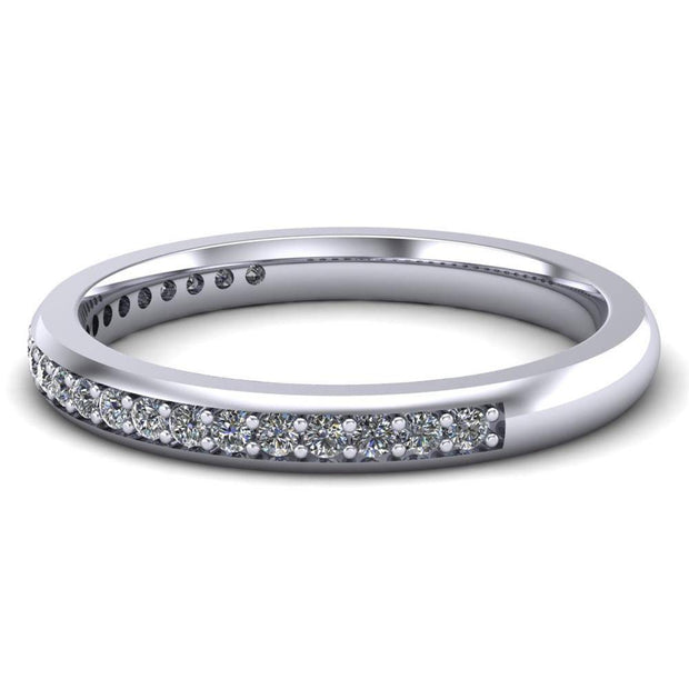 Ladies Celtic Wedding Band AYLIN-1S-BAND-WHITE - Uctuk